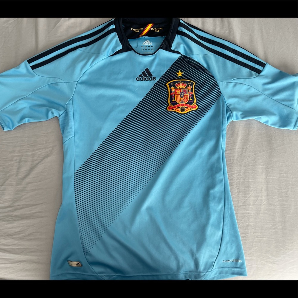 Spain 2012 away soccer jersey size S